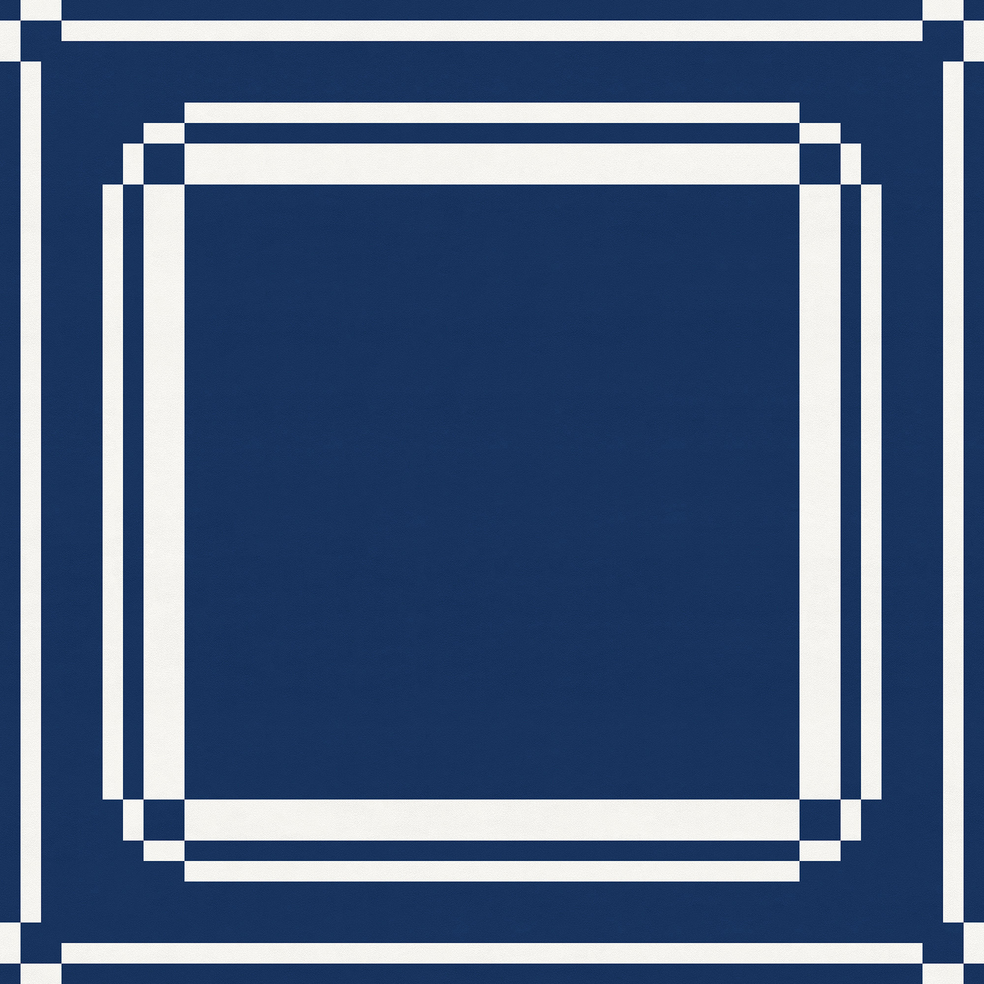 Longshore Tides Annielee Square Navy/White Indoor/Outdoor Non-Slip Rug | Wayfair