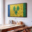 «Saint Vincent And The Grenadines Flag», reproduction sur toile-681628994