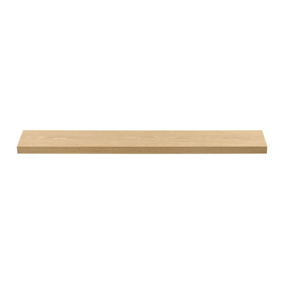 Alma White Oak Wood Floating Shelf