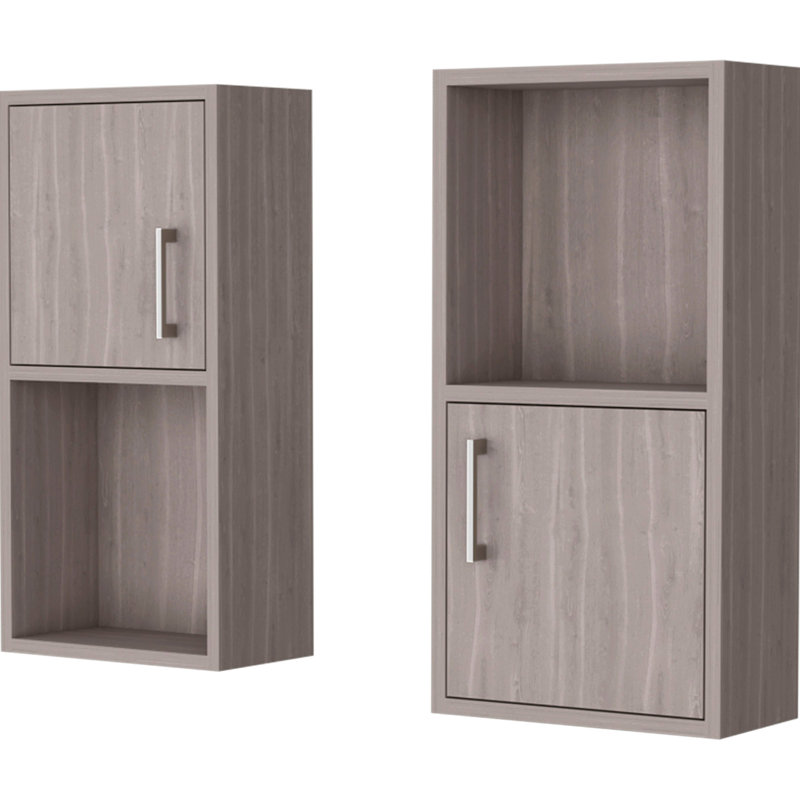 White Oak Bathroom Medicine Cabinets With Open Shelf - Modern Decor Addition, White oak