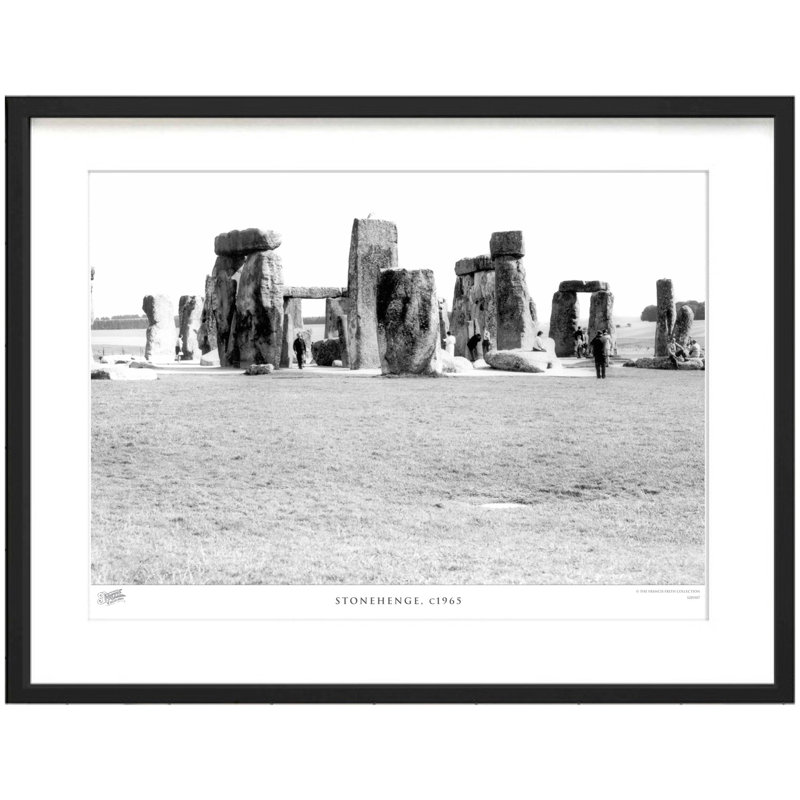Stonehenge, C1965 - Single Picture Frame Print, 28cm H x 36cm W x 2.3cm D