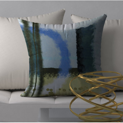 Abstract Reversible Throw Pillow