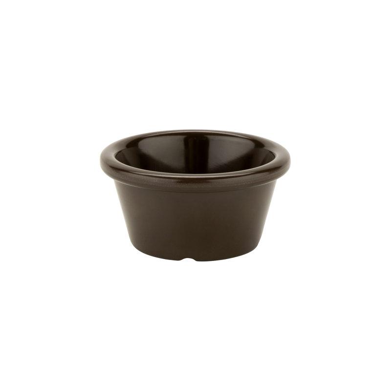 GET Plat de cuisson en mélamine et ramequin, Brun