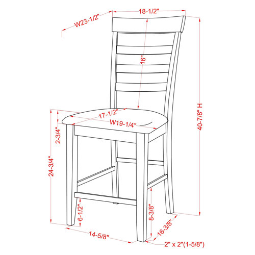 August Grove® Amirr 24.75'' Counter Stool & Reviews | Wayfair