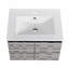Base de meuble-lavabo simple mural 24 po seulement