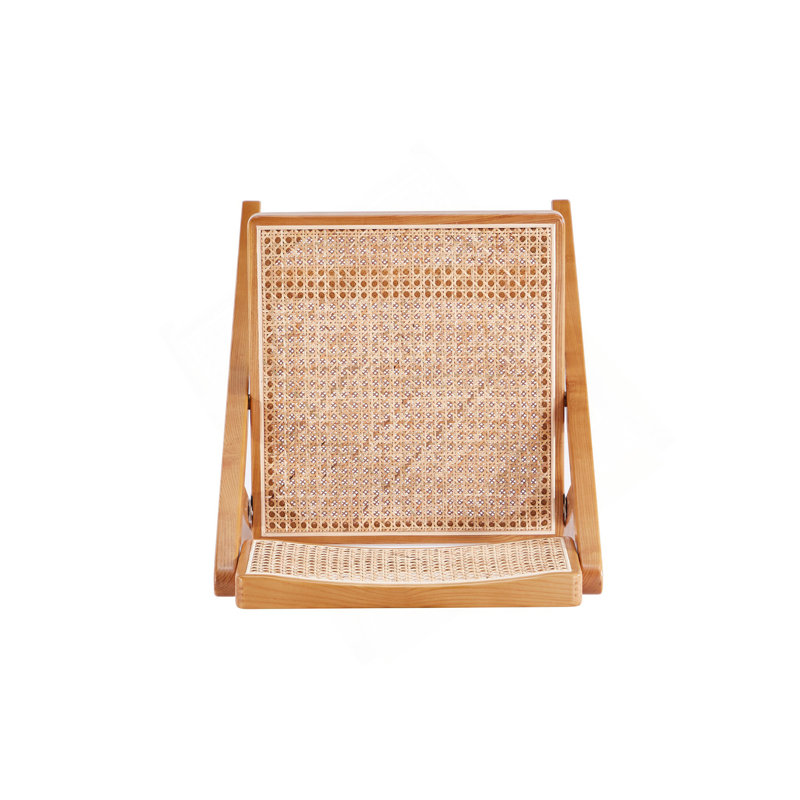 Ensemble de 2 chaises pliantes naturelles