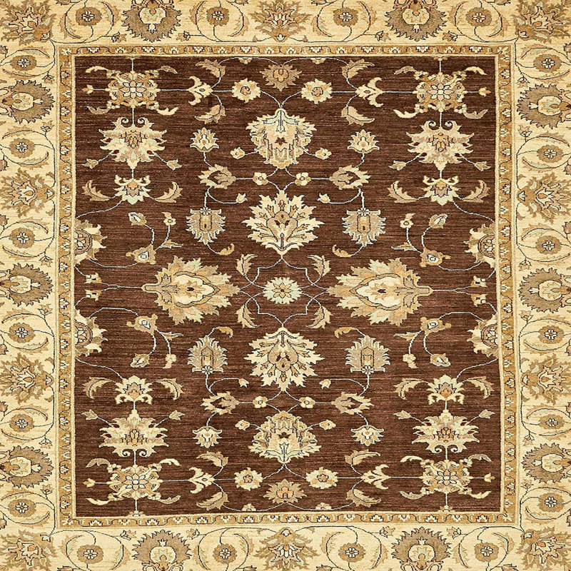Tapis abstrait moderne 432, Carré 6 pi
