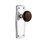 Prairie Plate with Brown Porcelain Door Knob