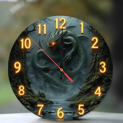 Horloge à thème dragon