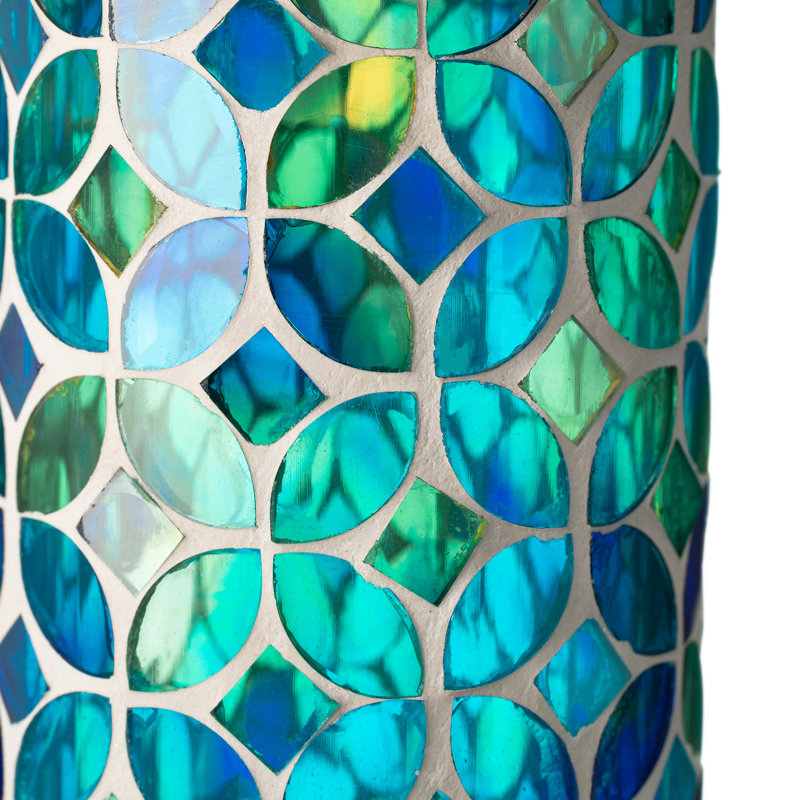 Mangeoire pour oiseaux 20 po, Bleu / bleu sarcelle multicolore