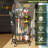 Garden Tool Organizer, Rolling Heavy-Duty Garage Tool Stand for Yard