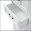 Meuble-lavabo autoportant de 70,8 po de conception moderne et élégante, 4 portes et 1 tiroir, rangement compact avec tablettes réglables, portes à charnières amortissantes, finition peinte durable