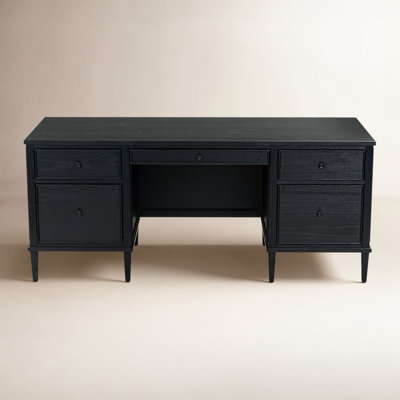 Nantwich 5 Drawer Wood Desk