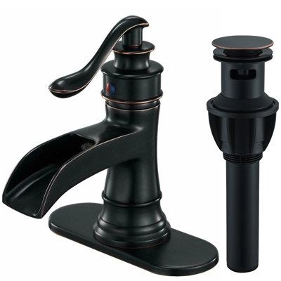 Mélangeur de meuble-lavabo de salle de bain en bronze huilé
