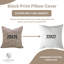 Coussin décoratif à housse de coussin à imprimé de blocs Fab Fabine - Haridwar-111690890