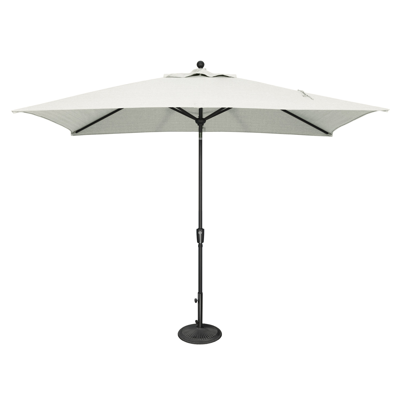 Launceston 78'' Outdoor Umbrella, Black, Natural Sunbrella Acrylic