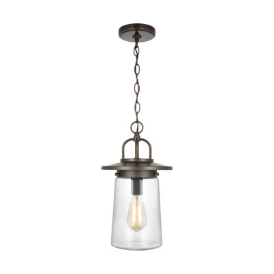 Lanterne suspendue d'extérieur 1 lumière H 15,875 po Daire