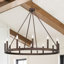 Campo 12-Light Waggon Wheel Chandelier