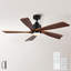 Ventilateur de plafond à hélice avec pales 5 lumières HomeGrain-1636816444-1636816442