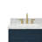 Hamlet 61'' Double Bathroom Vanity with Carrara Marble Top-309011835