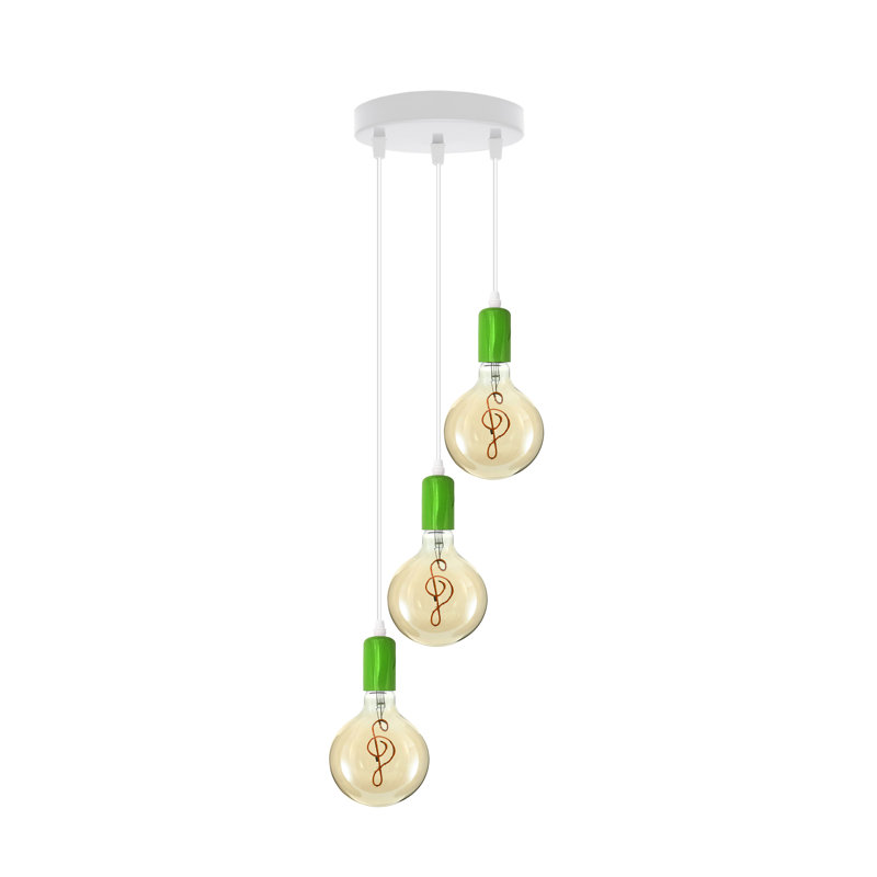 Luvena 3 - Light Cluster Pendant, Green