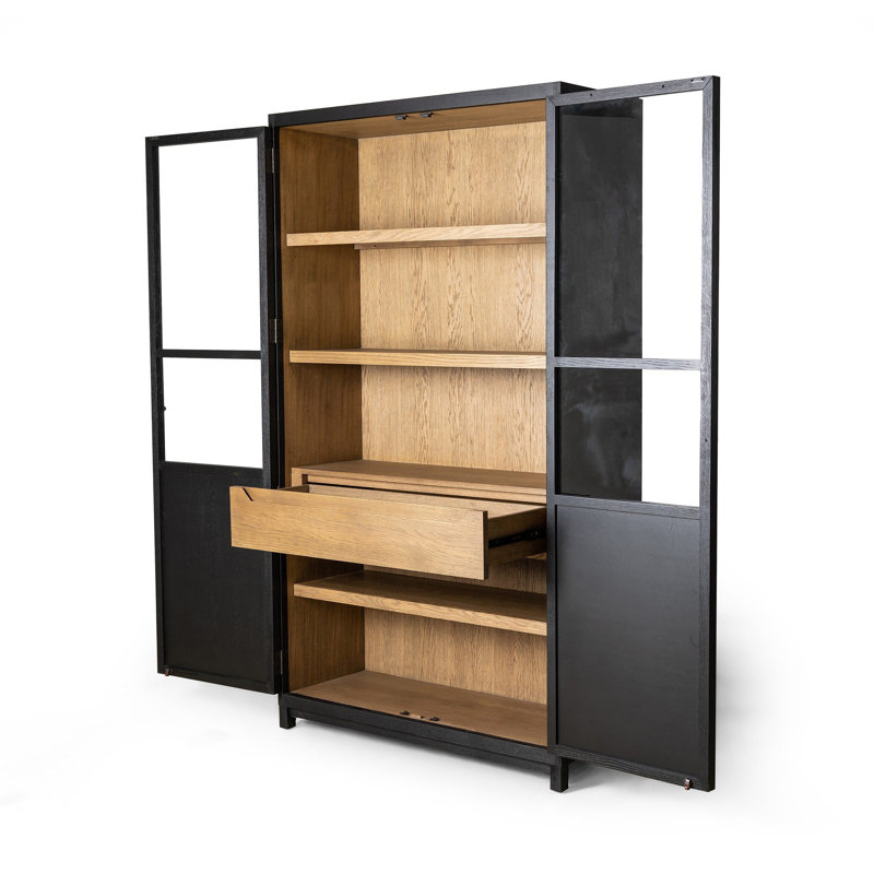 Aretin Dining Cabinet, Drifted Matte Black