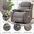 Infinite Position Single Motor Power Lift Recliner Chair For Elderly, Heavy Duty With 8-Point Vibration Massage And Lumbar Heating, Cup Holders-747958836
