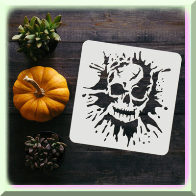 Human Skeleton Stencil Sheet