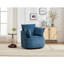 Chaise pivotante rembourrée en velours côtelé-760106810