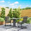 Ensemble de 2 chaises de patio pour l'extérieur C Spring Motion