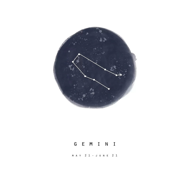 Gemini by Leah Straatsma - Wrapped Canvas Print, 66.04 cm H x 45.72 cm W x 3.175 cm D
