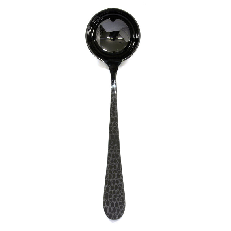 Coccodrillo Stainless Steel Ladle, Oro-nero