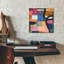  «Freeway 4» par Cheryl Warrick, art mural en verre acrylique, 12 po x 12 po