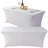 Spandex Table Cover For 4Ft, 6Ft, 8Ft Table Universal Fitted Stretch Tablecloth For Party, Banquet, Wedding And Events Folding Table-1842558891-1842558888
