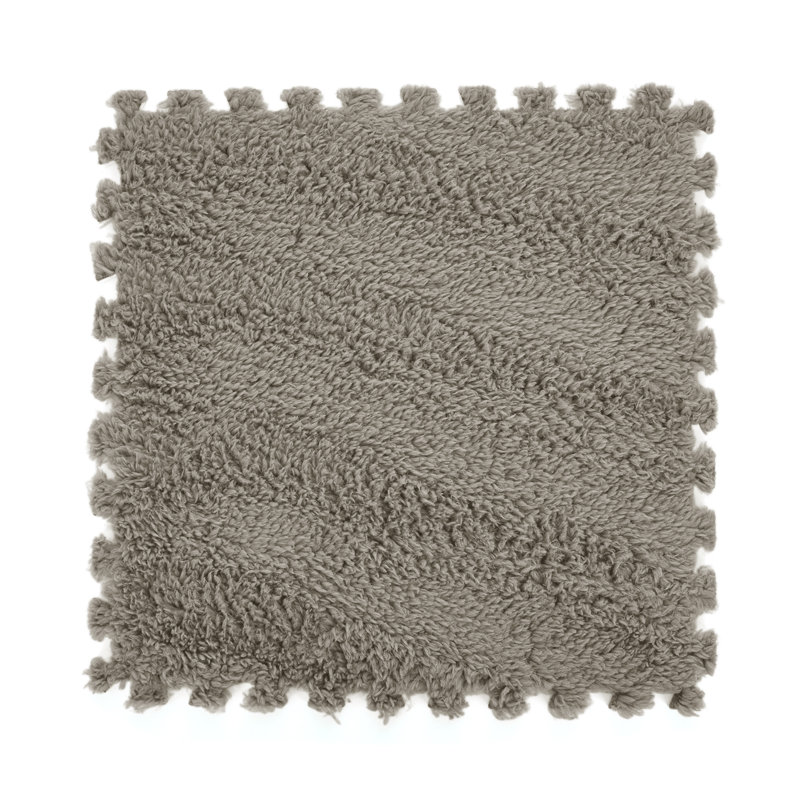 Square Felt Machine Tufted 30cm X 30cm Area Rug Set