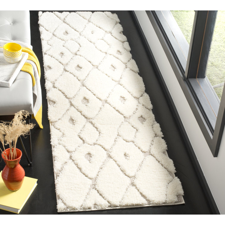 Ashburnham Olympia Shag Performance Geometric Rug