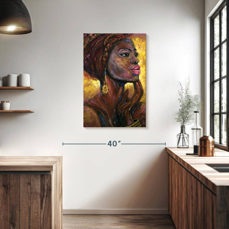 Leisha tribal africain, H 36 po x l 24 po