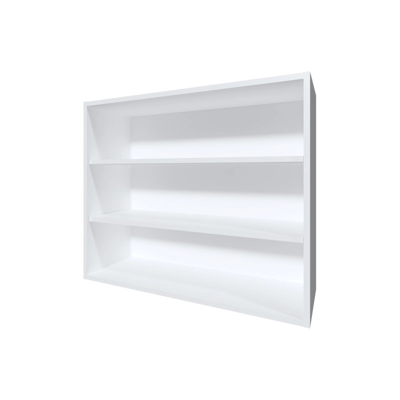 Armoire murale pour la cuisine, blanc - 30 po x 36 po x 12 po, panneau de particules, revêtement résistant aux égratignures, design moderne, range les épices, les bols et les bocaux