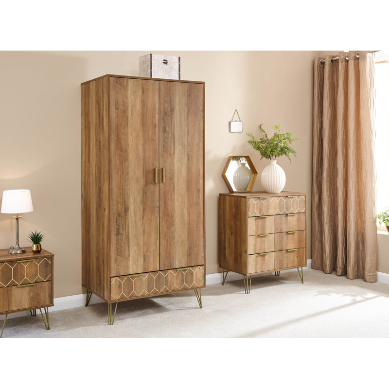 Algol 2 Door Manufactured Wood Wardrobe