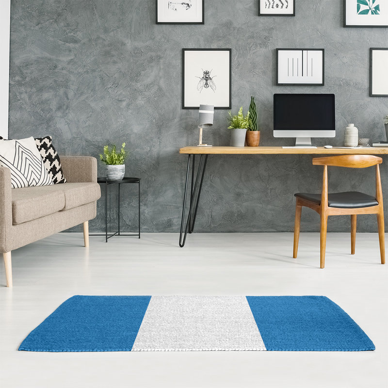Striped Indoor Rug, Rectangle 7' x 5'