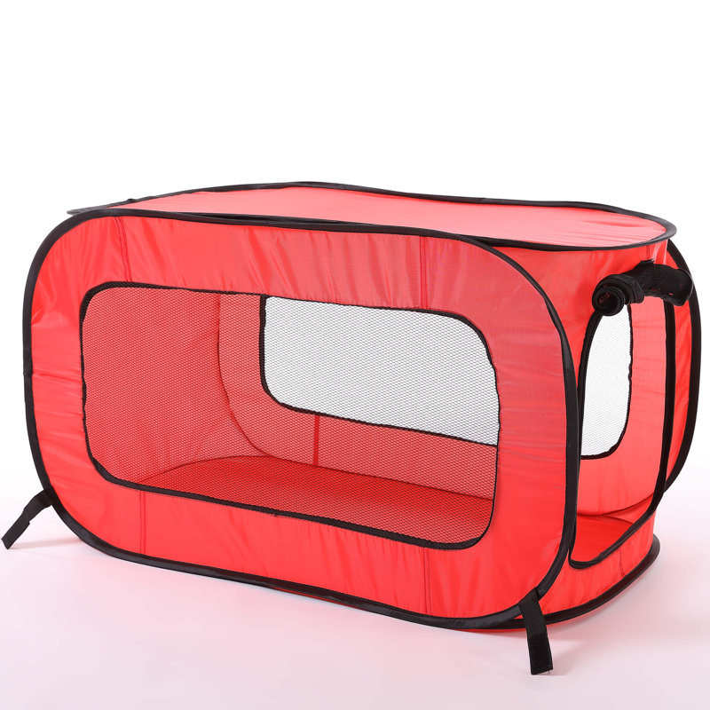 Support pour animaux Pop-up Kennel, Rouge, L 36 po x l 22 po x H 21 po