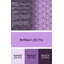Tapis mauve rectangulaire tissé à la machine 7 pi x 9 pi