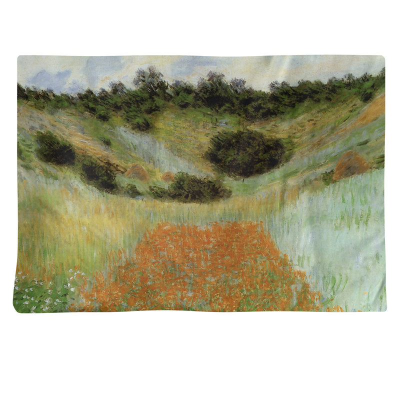 Napperon creux 18 po « Poppy Field », Polyester sergé