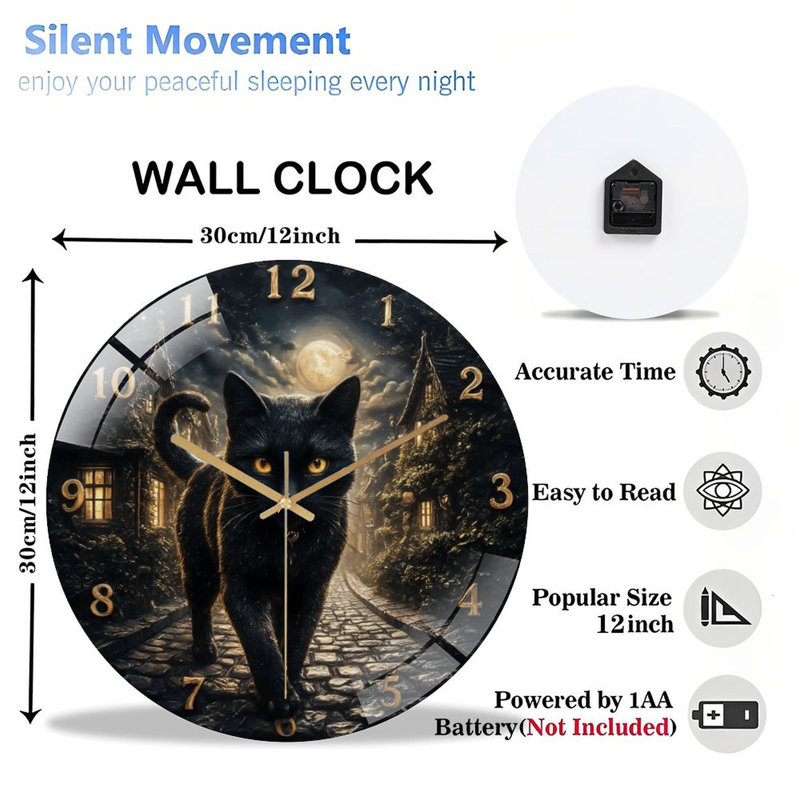 Horloge murale 12 po