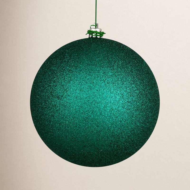 Holiday Décor Ball Ornament, 2.75" H x 2.75" W x 2.75" D, Matte Coral