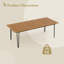 Rectangular 75Cm L Table