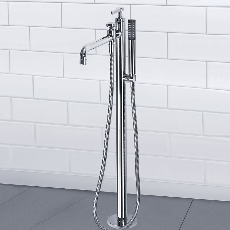 Robinet de baignoire et douche Kafka, Nickel brossé