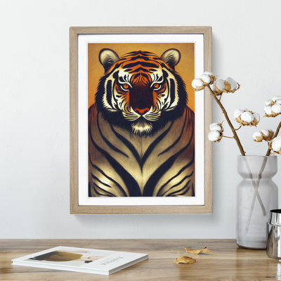 Focused Tiger - Single Picture Frame Painting
