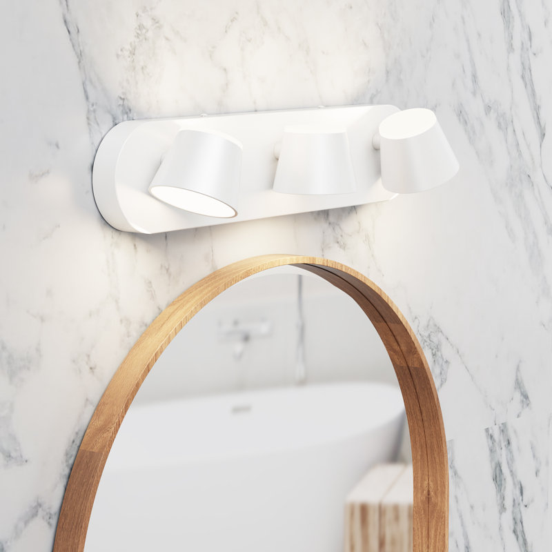Boze Dimmable LED Vanity Light, White, 3
