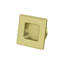 Deltana FPS234U3-UNL Flush Pull, Square, HD, 2-3/4" x 2-3/4", Solid Brass in Unlacquered Brass-93921279